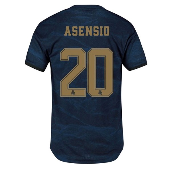 Camiseta Real Madrid NO.20 Asensio Replica Segunda Ropa 2019/20 Azul